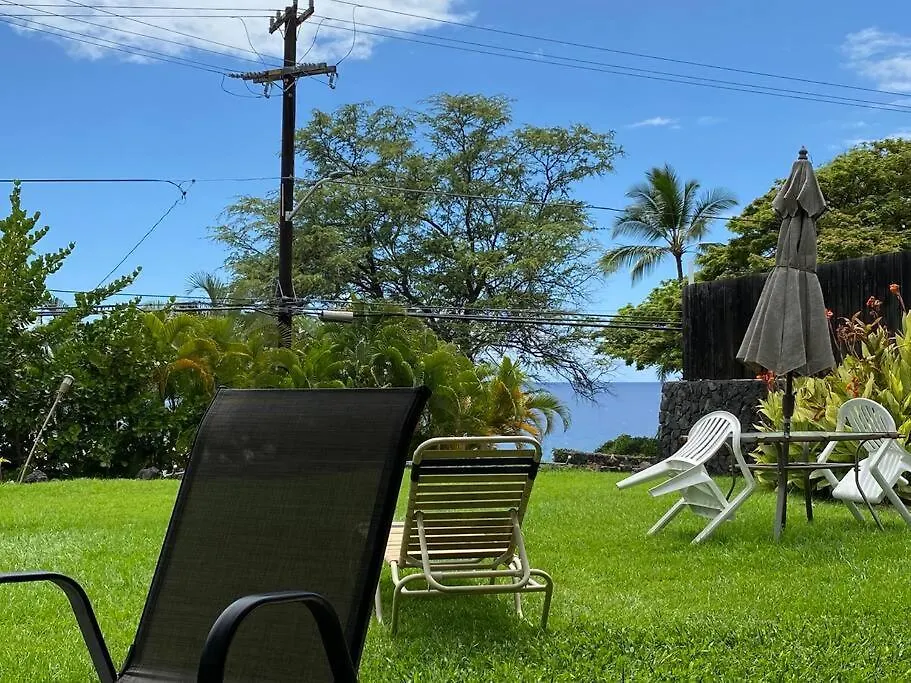 Beautiful Ocean House, Walk To Magic Sand Beach Kailua-Kona Сasa de vacaciones