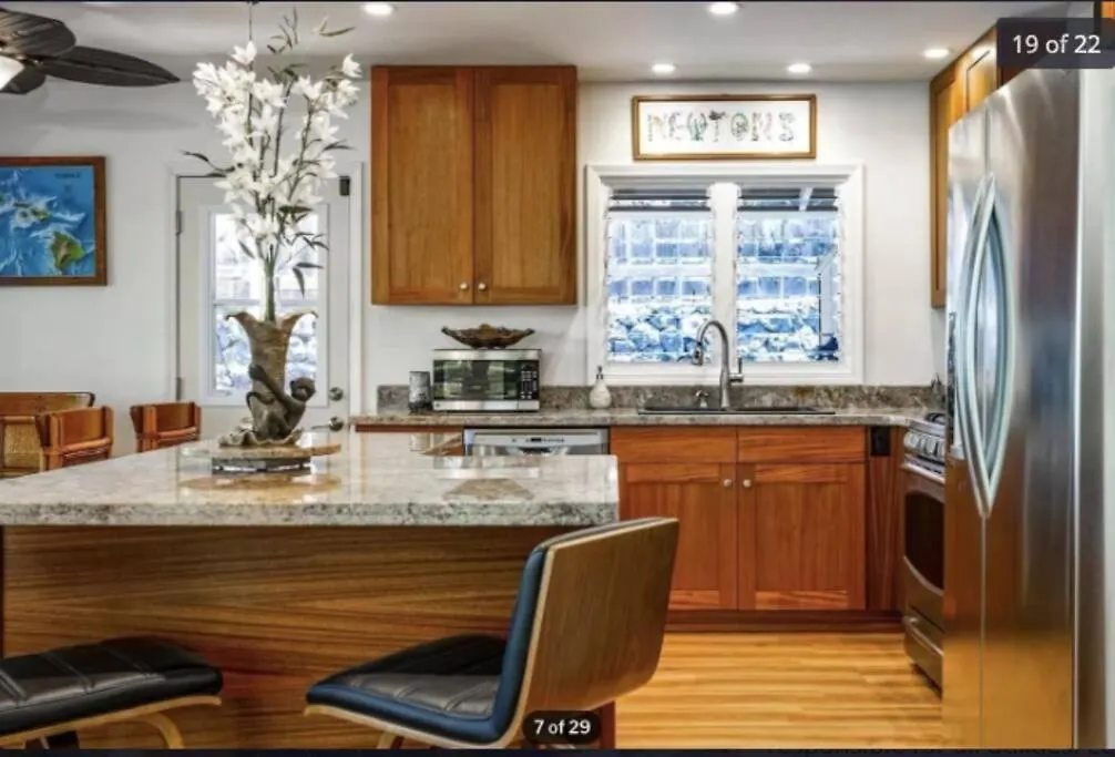 קאילואה-קונה Beautiful Ocean House, Walk To Magic Sand Beach בית נופש